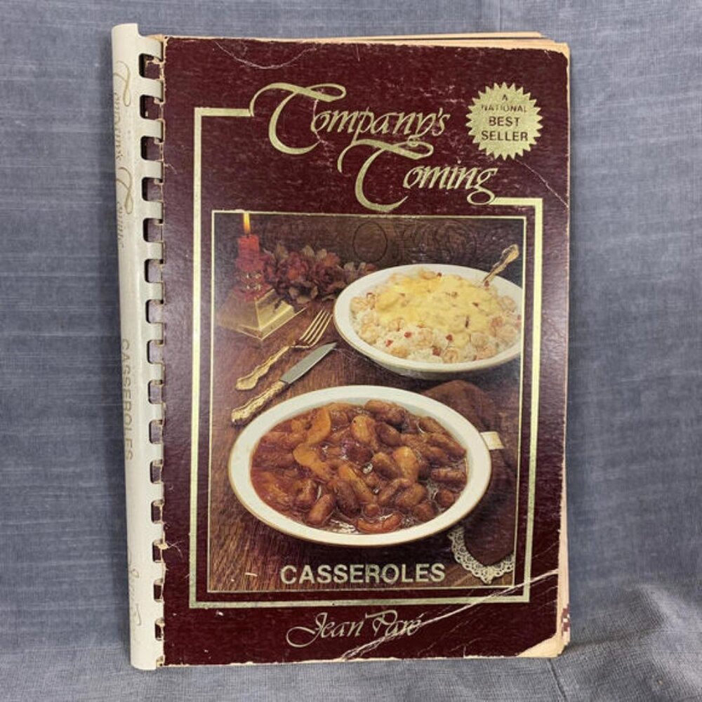 Companys Coming Casseroles Vintage 1982 Cookbook Family Favorite Recipes